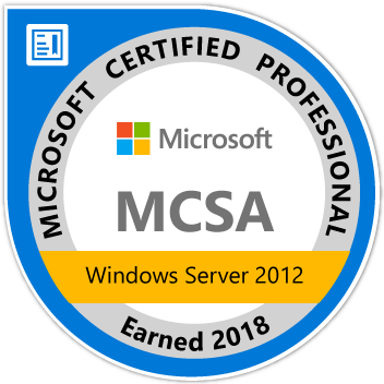 MCSA Server 2012