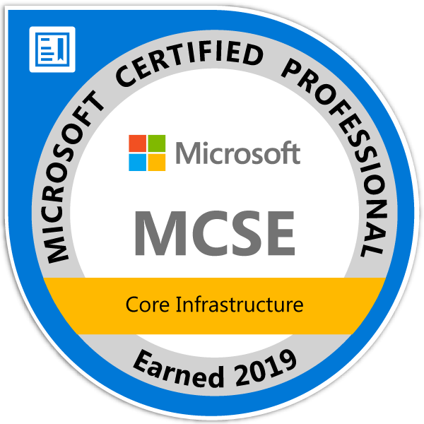 MCSE Infrastructure
